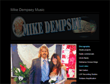 Tablet Screenshot of mikedempseymusic.com